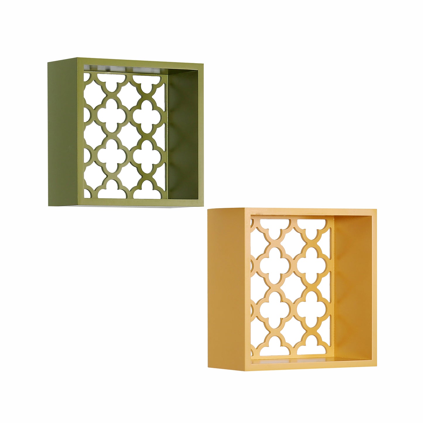 Wandregal Missouri 110 Gelb / Grün 2er-Set