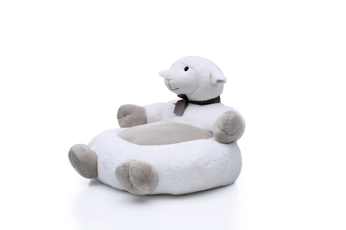 Plüschsessel Sheep 208 Weiß / Grau