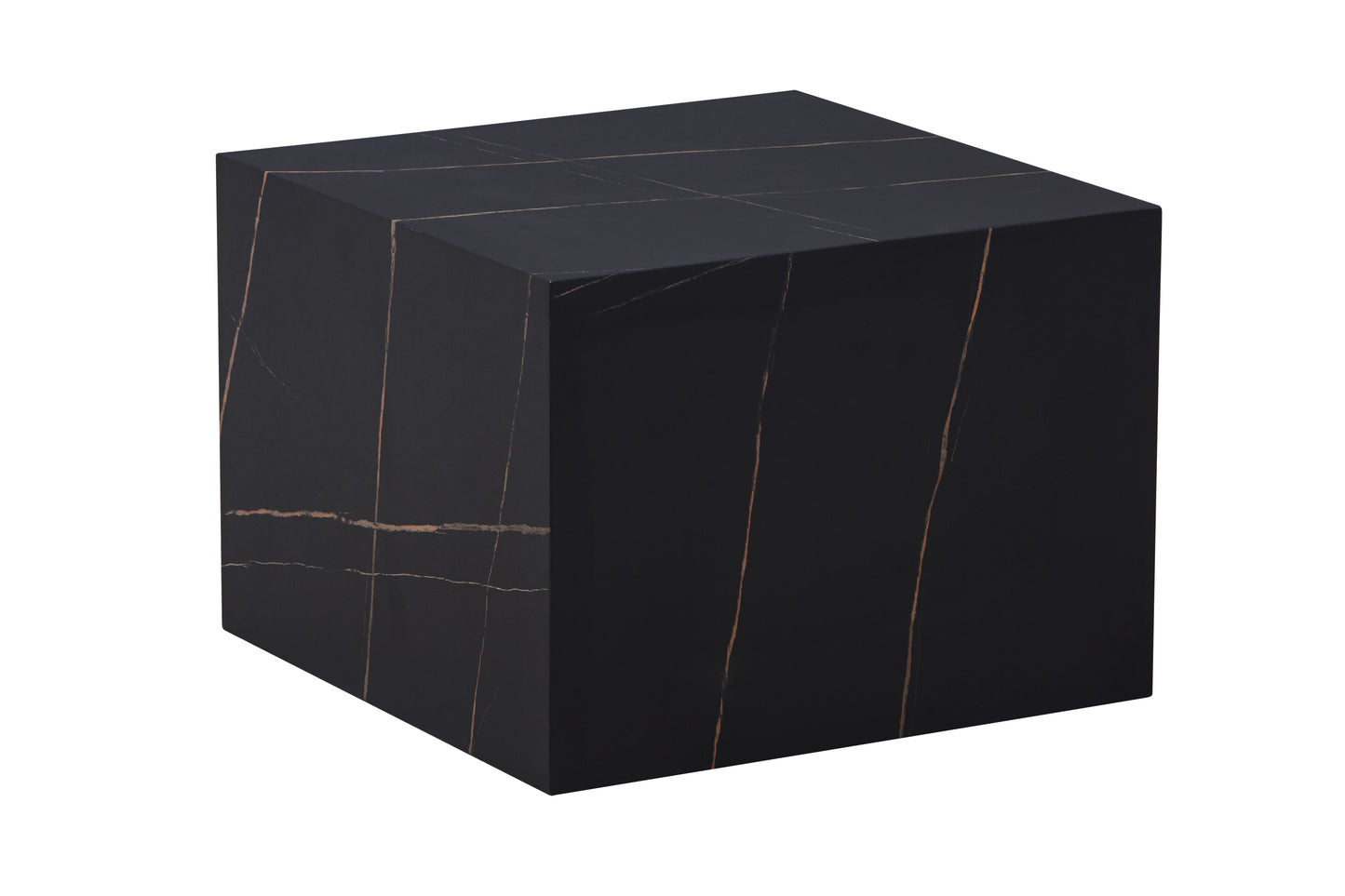 Beistelltisch Cuboid 125 Schwarz