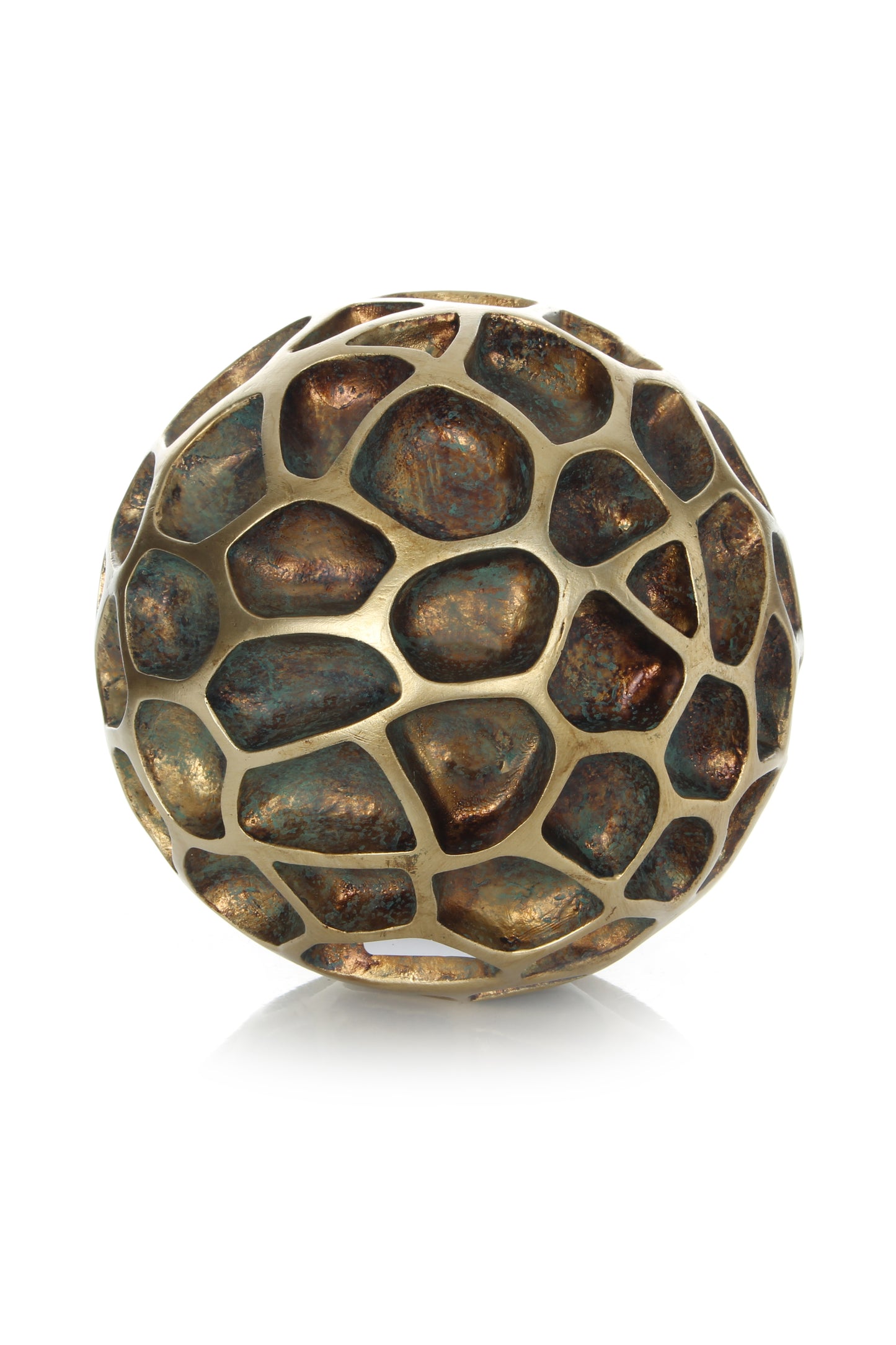 Skulptur Sphere 110 Gold