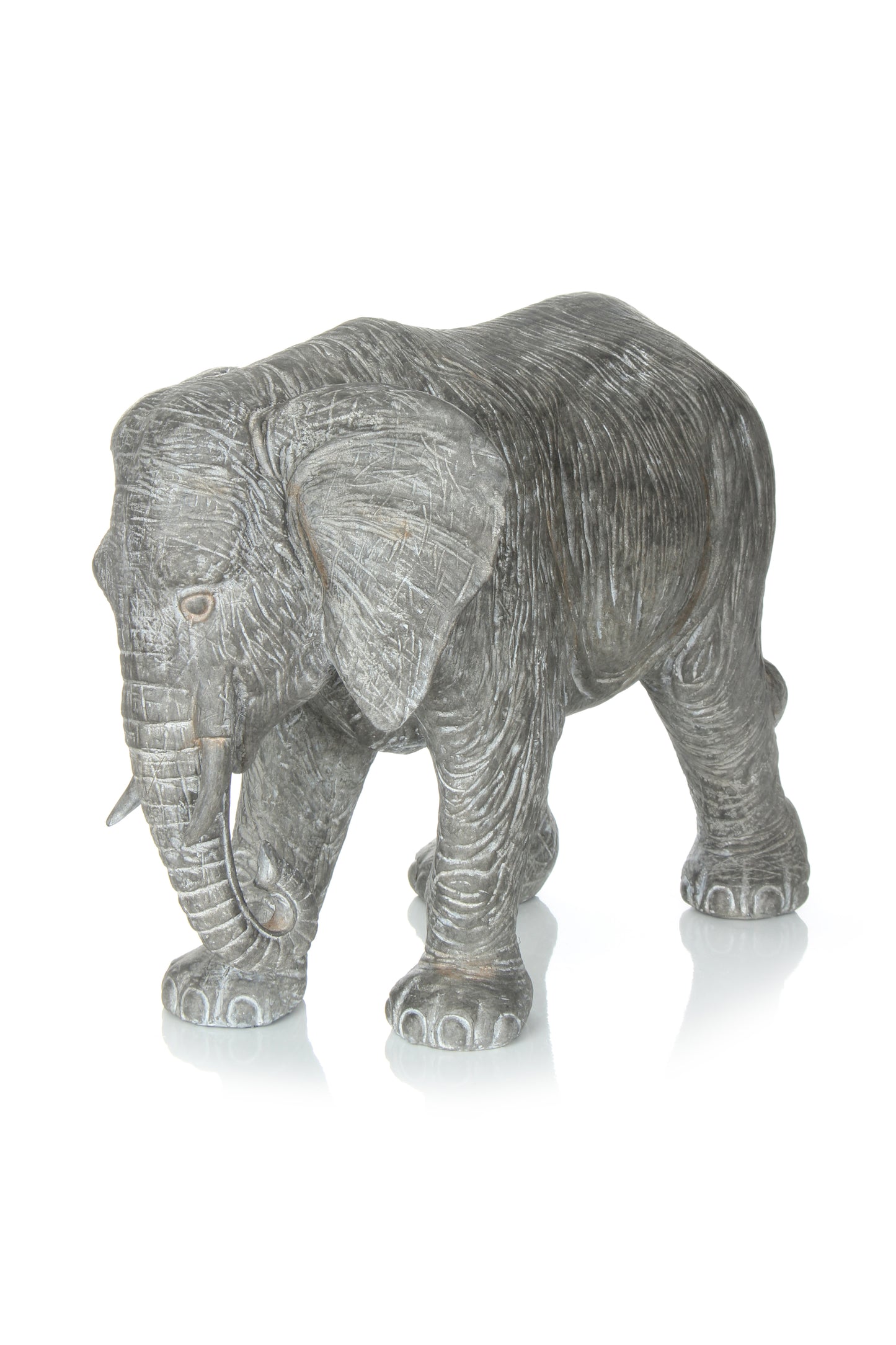Skulptur Elephant 210 Grau