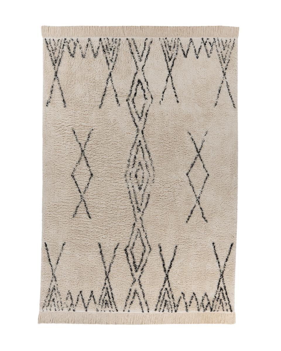 Alena 125 Creme/Schwarz 120 x 170 cm