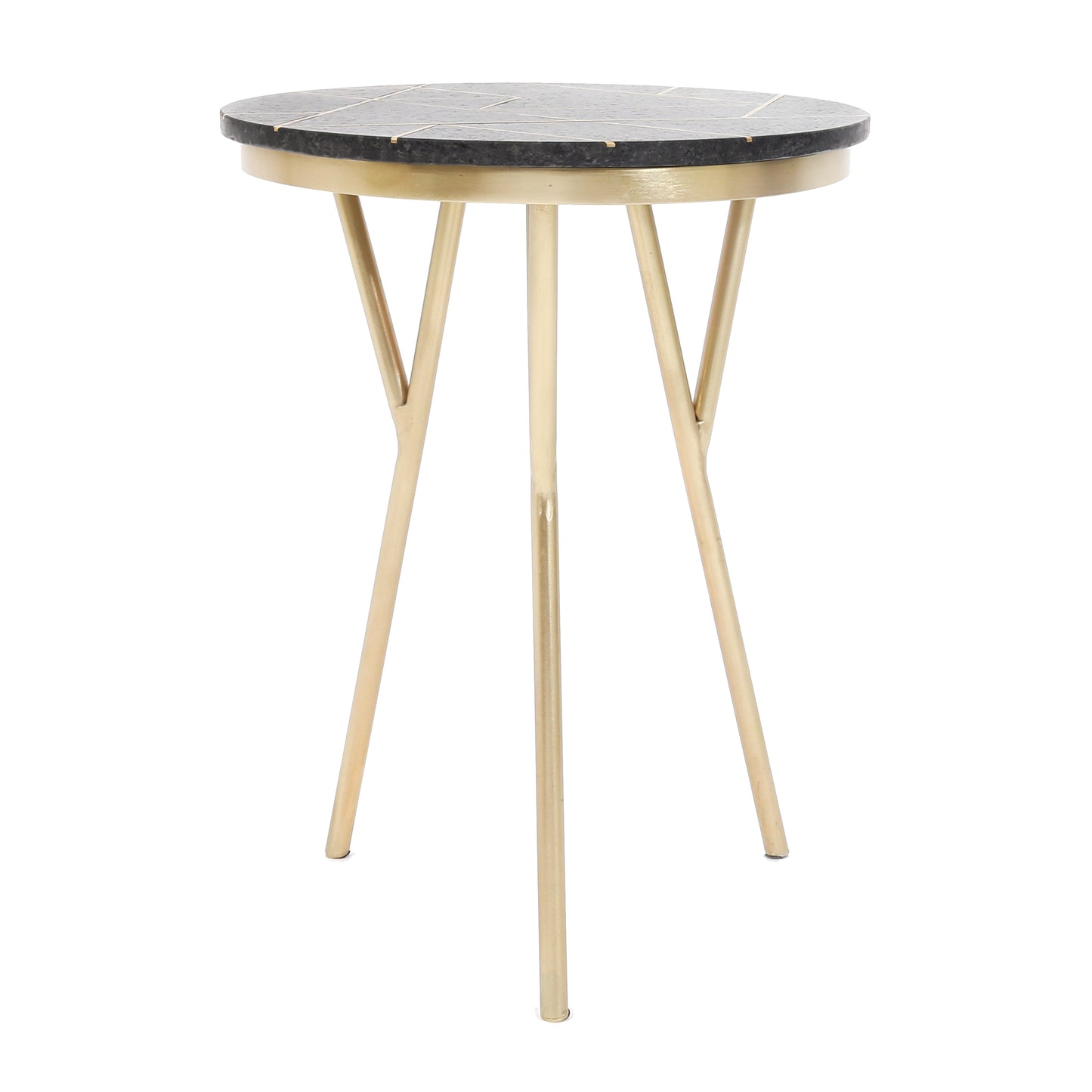 Beistelltisch Admira 187 Schwarz / Gold