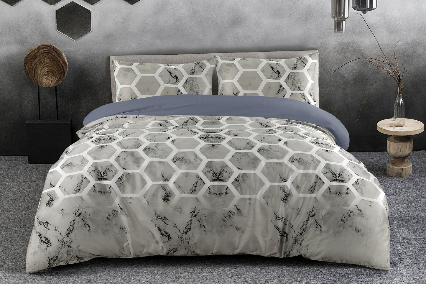 Bettwäsche Aventura 125-FR Grau 140cm x 200cm