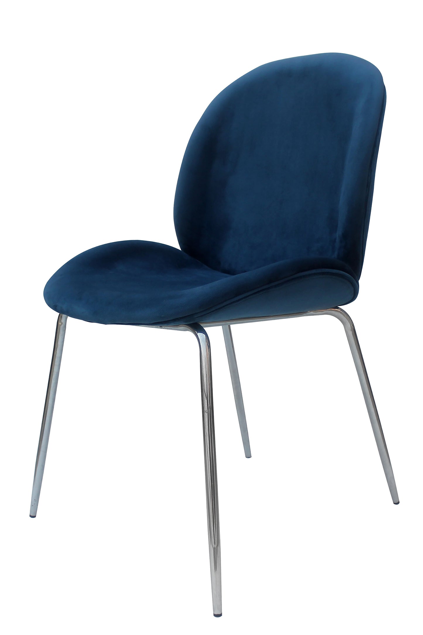 Stuhl Charlize 110 2er-Set Blau / Chrom