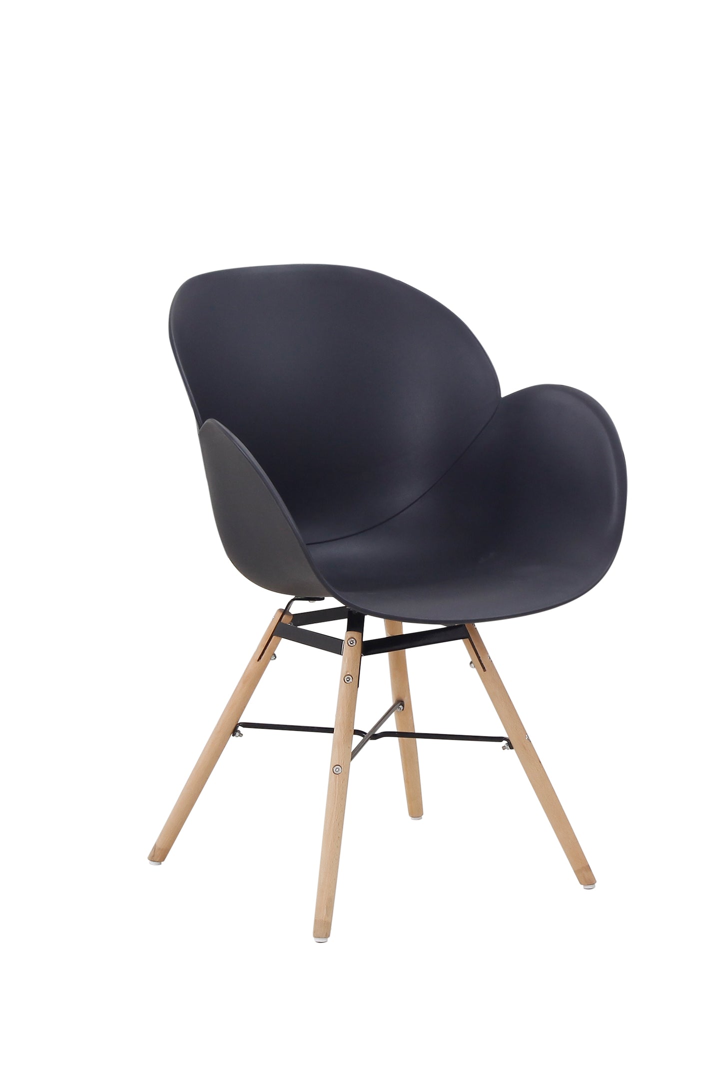 Stuhl Amalia 110 4er-Set Schwarz