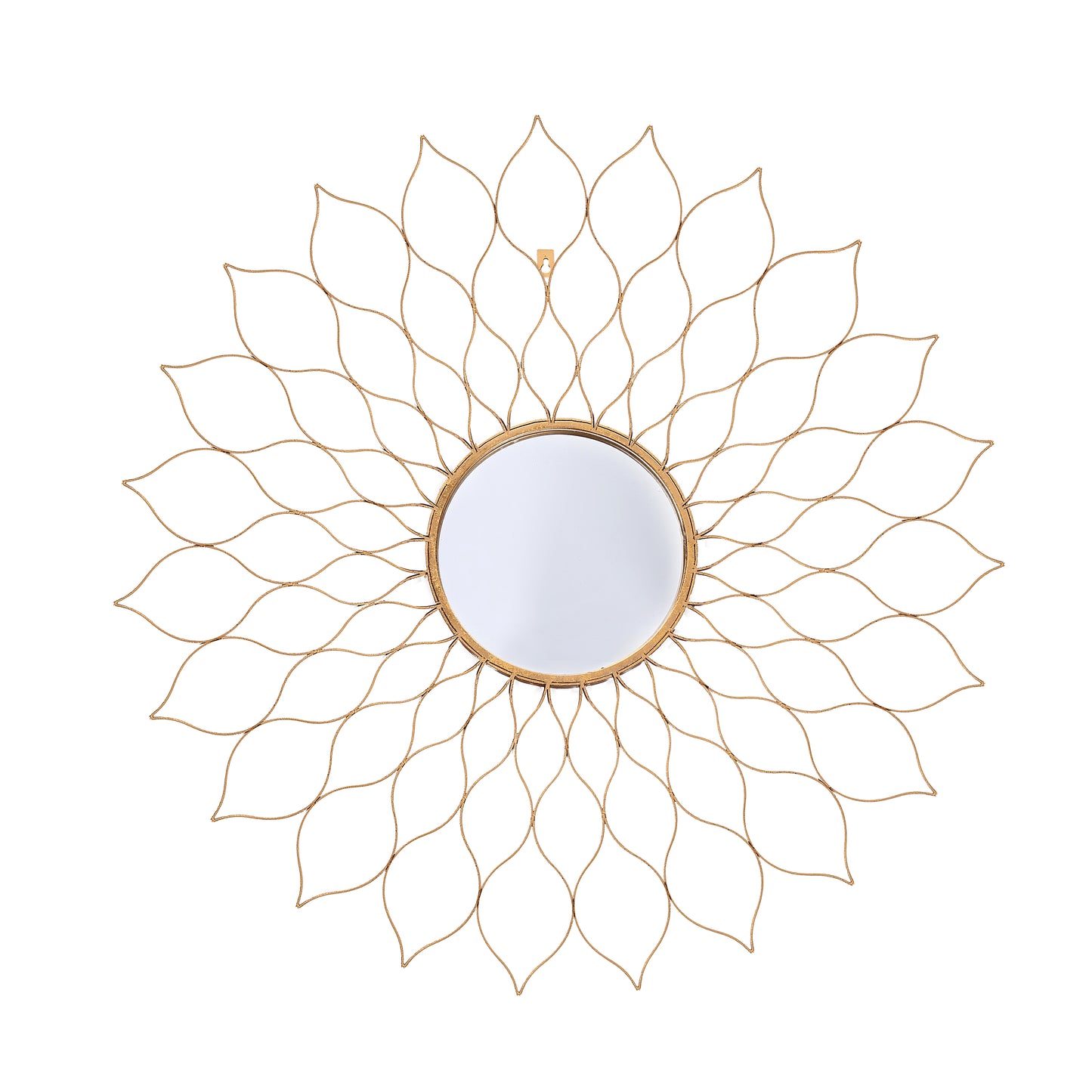 Metall Wandspiegel Nero 117-N Gold