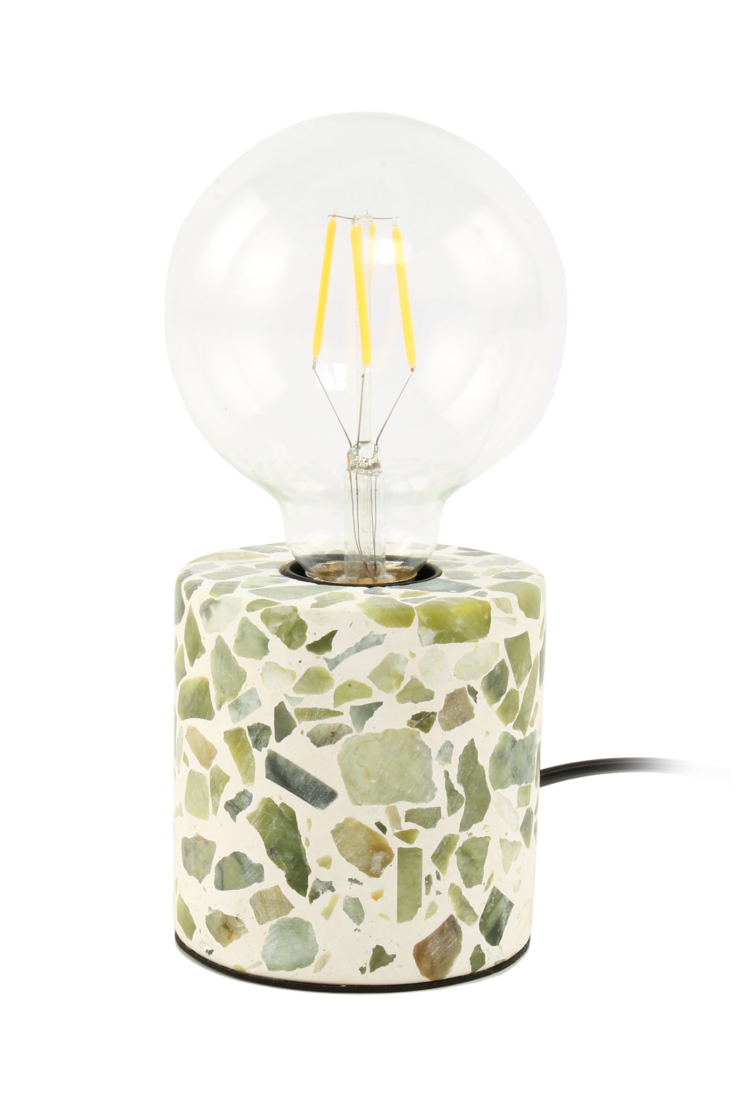 Tischlampe Curacao 625 Weiß / Grün