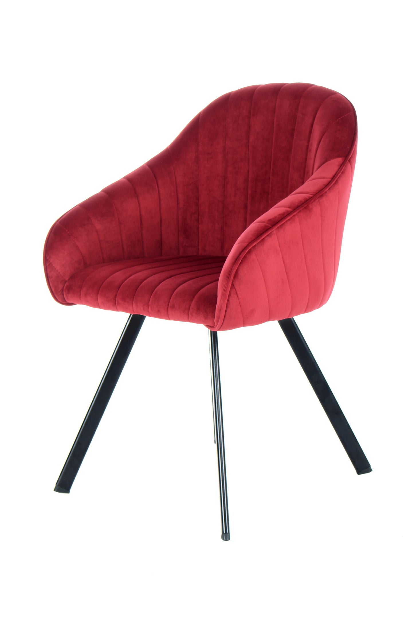 Stuhl Jodie 125 2er-Set Dunkelrot