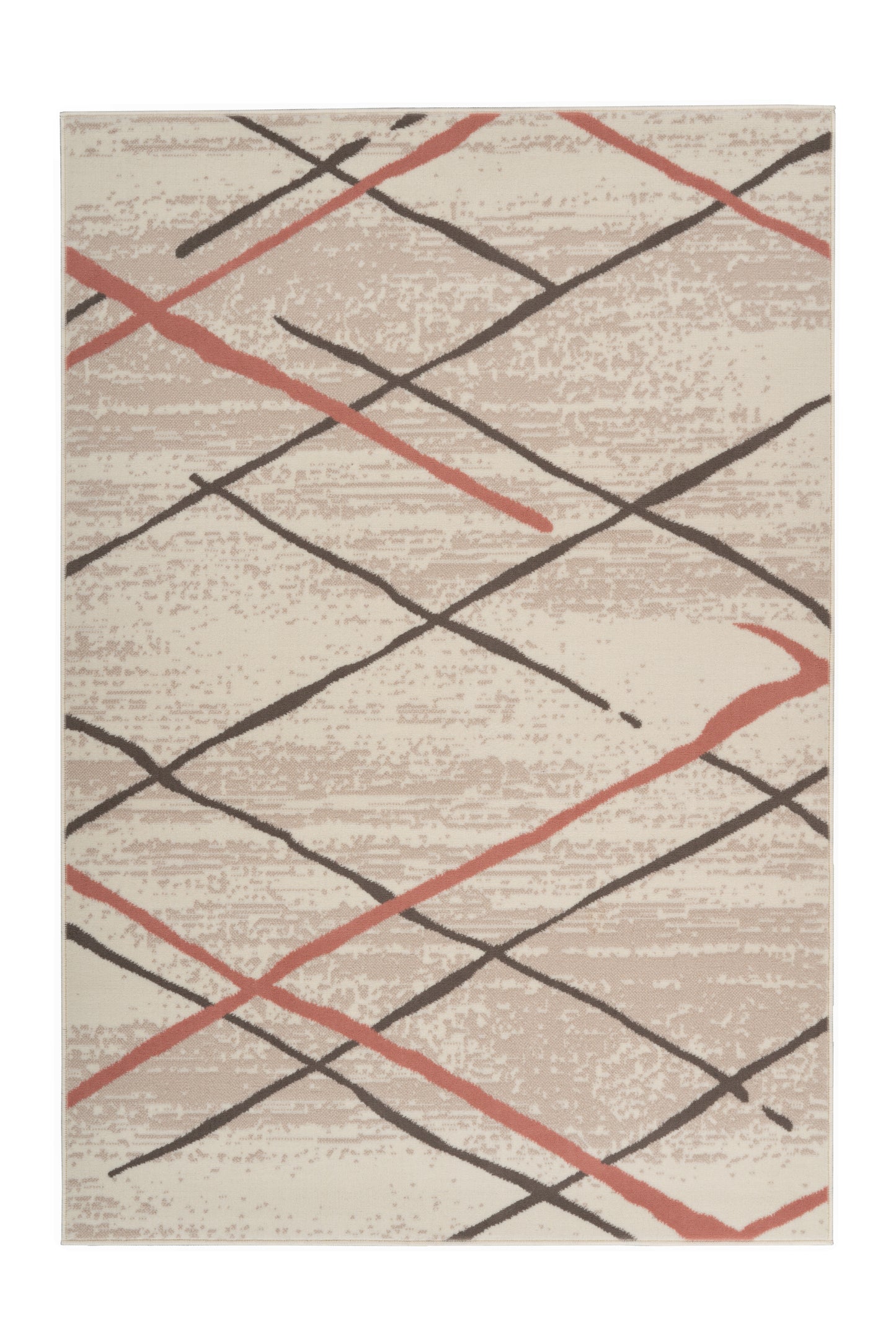 Vancouver 110 Creme / Braun / Rosé 160cm x 230cm
