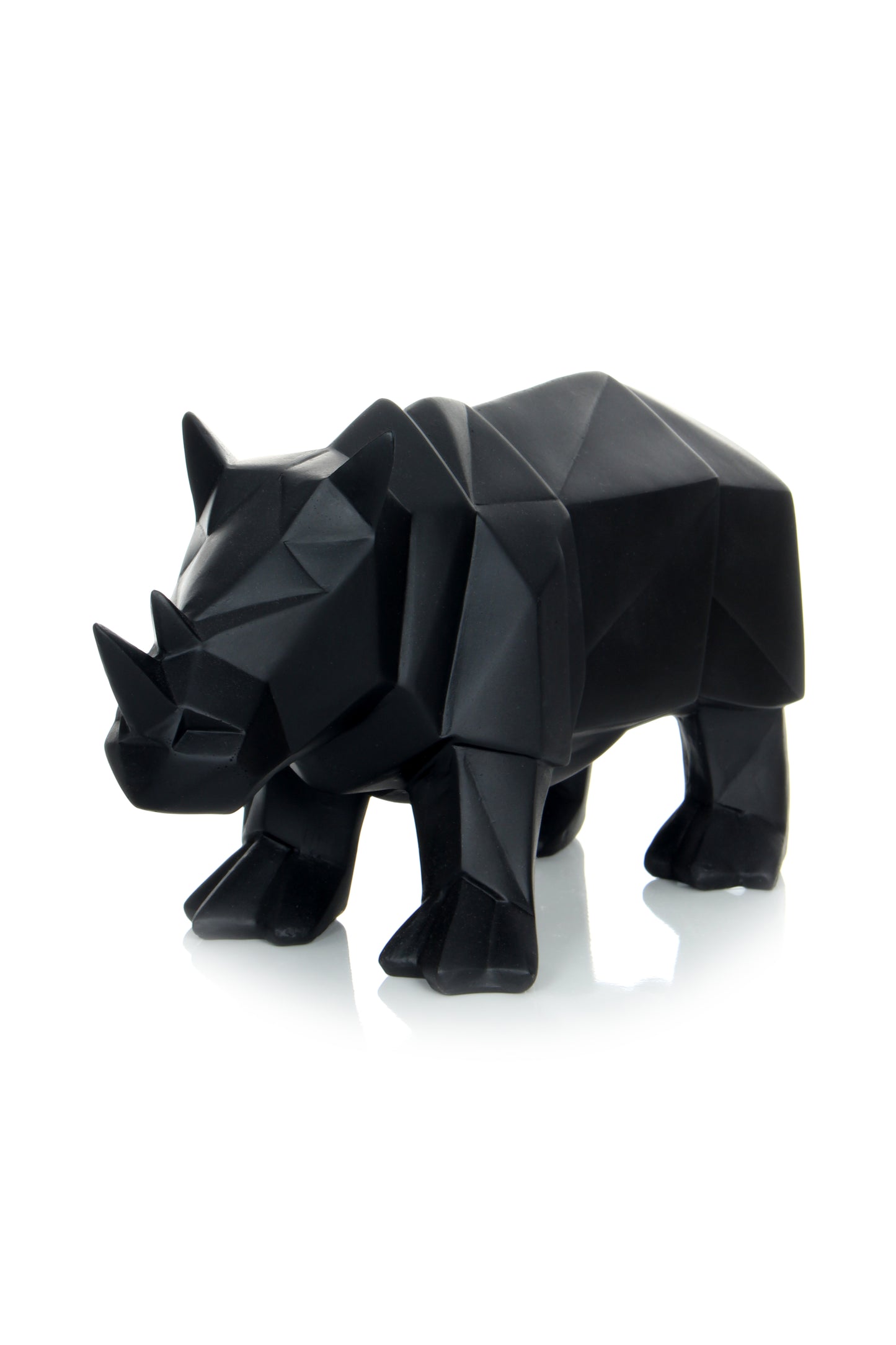 Skulptur Rhino 110 Schwarz