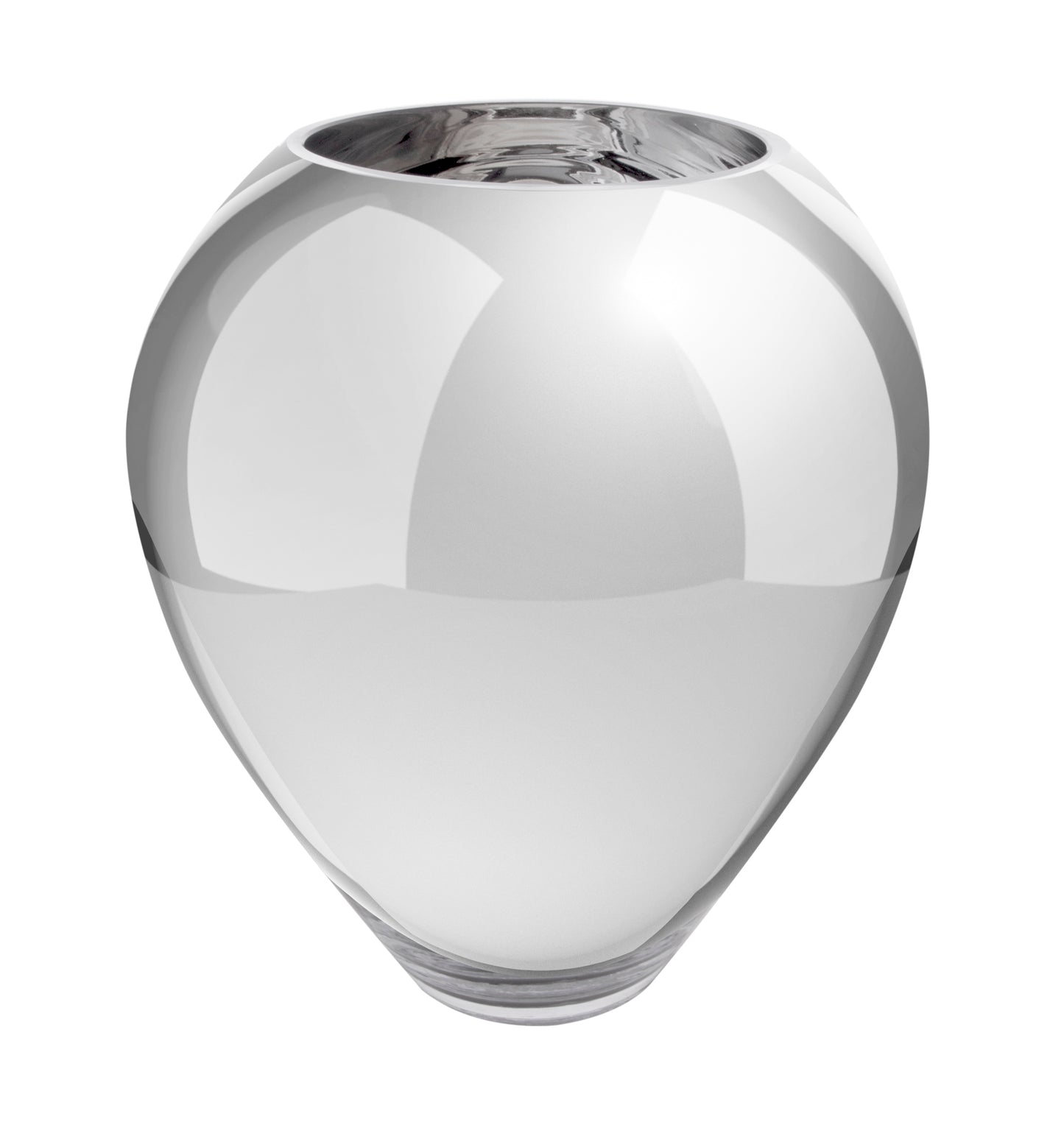 Glasvase Aztekium I 161 Silber