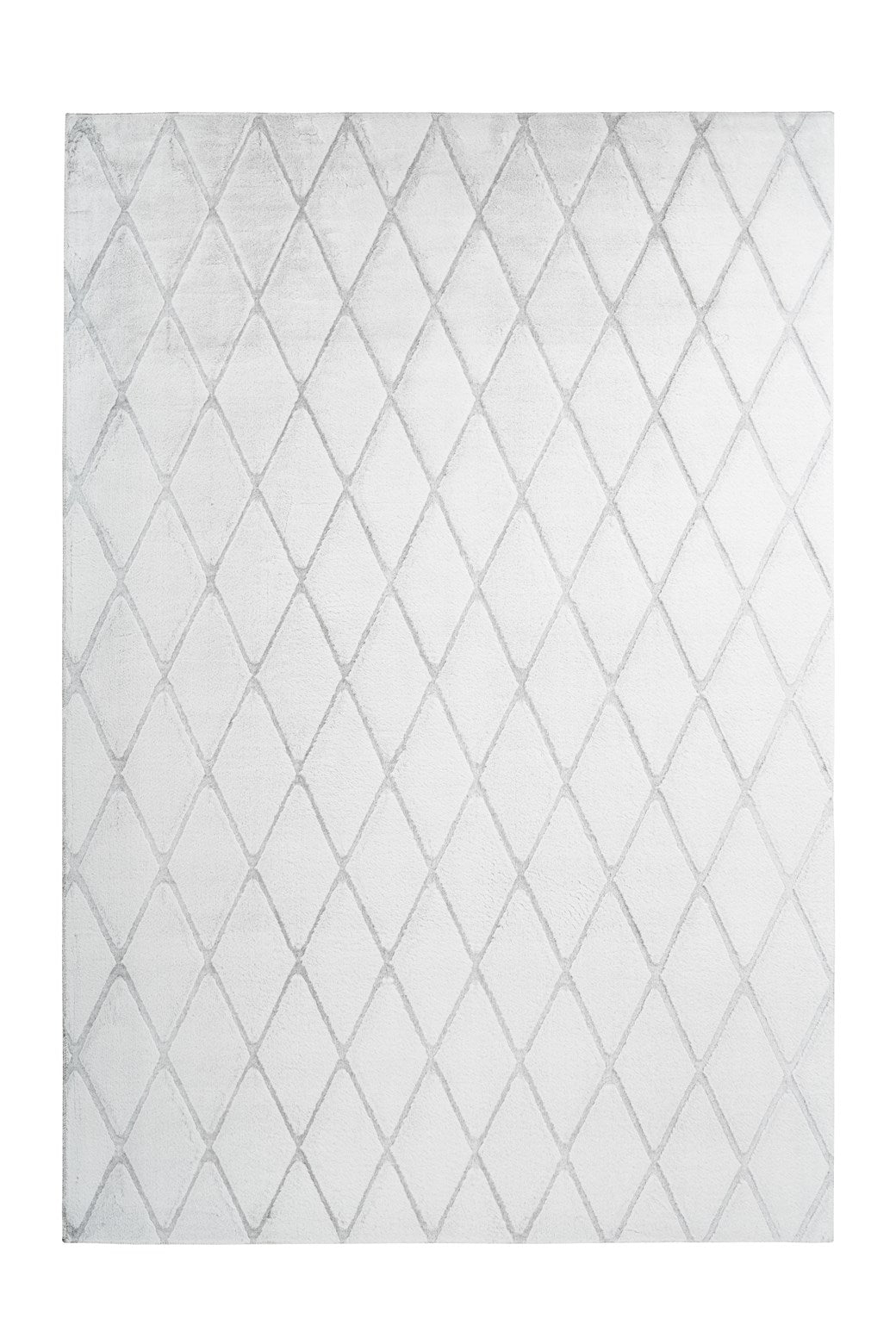Vivica 225 Weiß / Graublau 160cm x 230cm