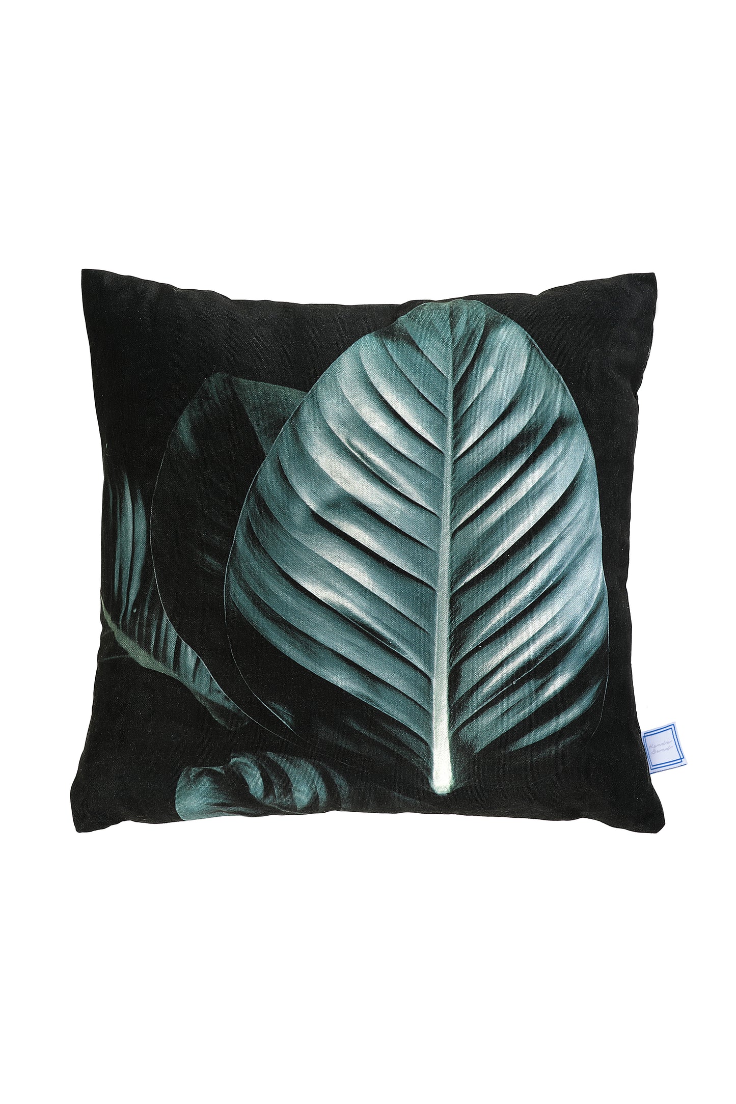 Dekokissen Tropical 125 Schwarz / Grün 45cm x 45cm