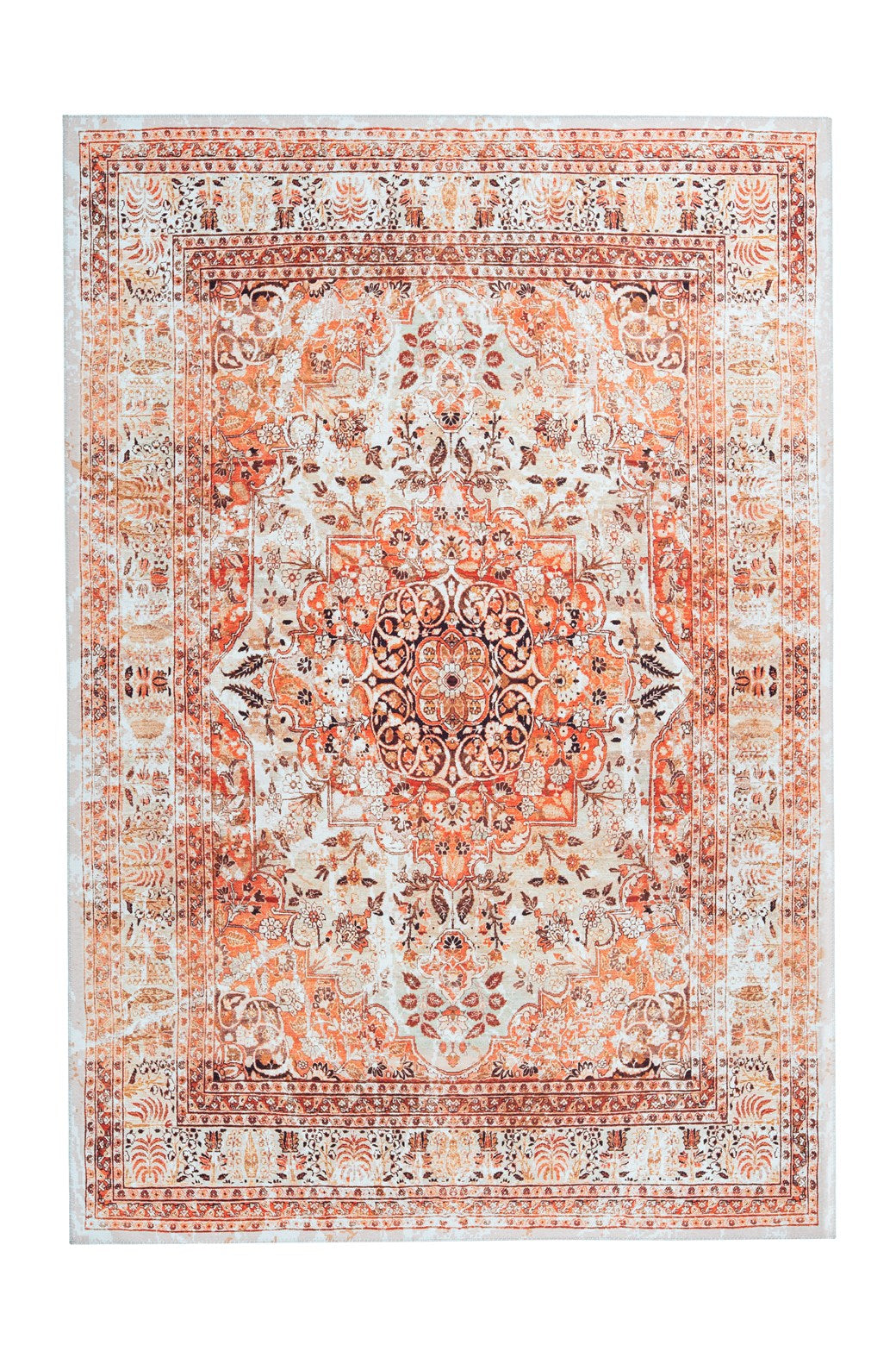 Galaxy 1025 Orange / Beige 120cm x 180cm