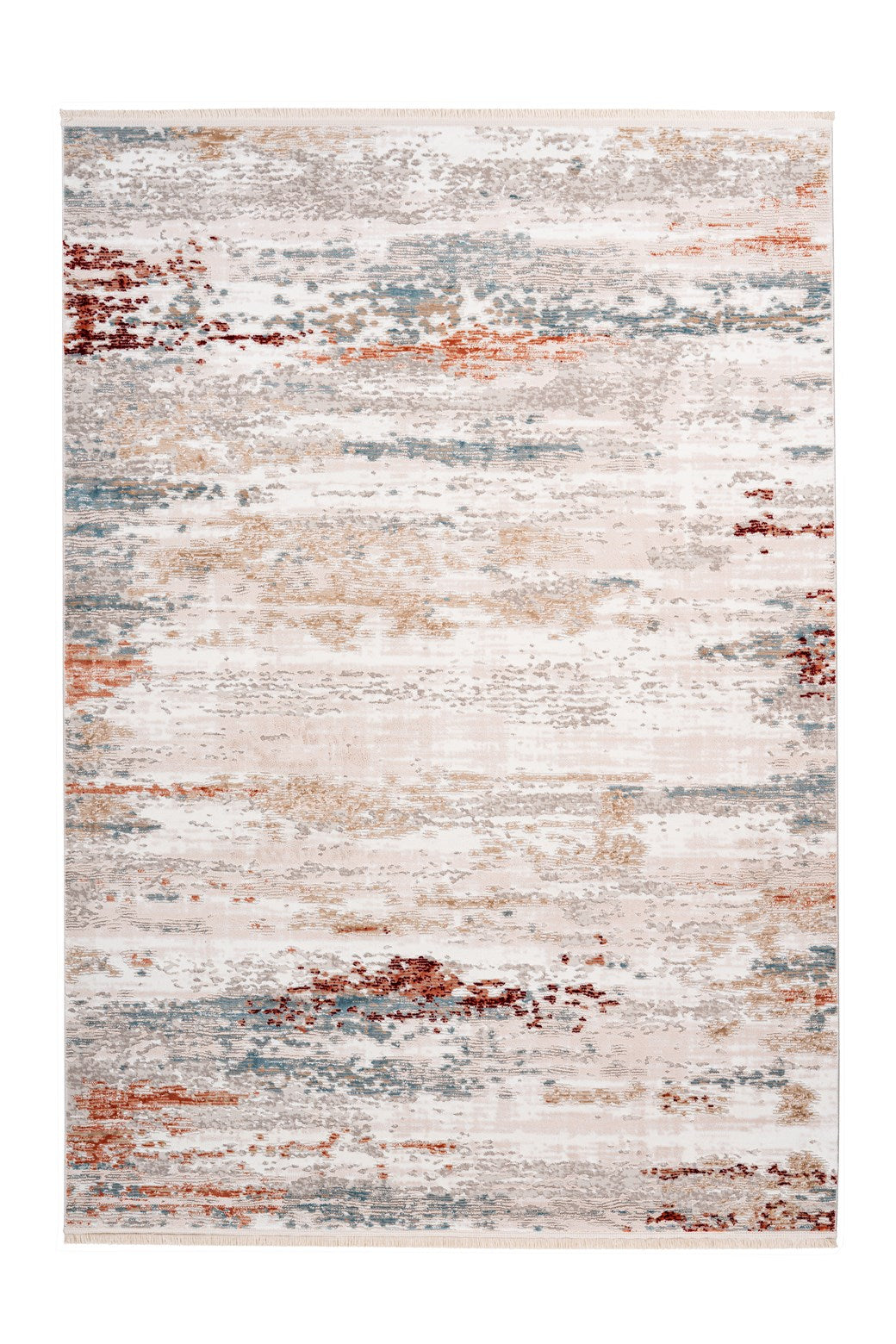 Akropolis 325 Grau / Lachsrosa 80cm x 150cm