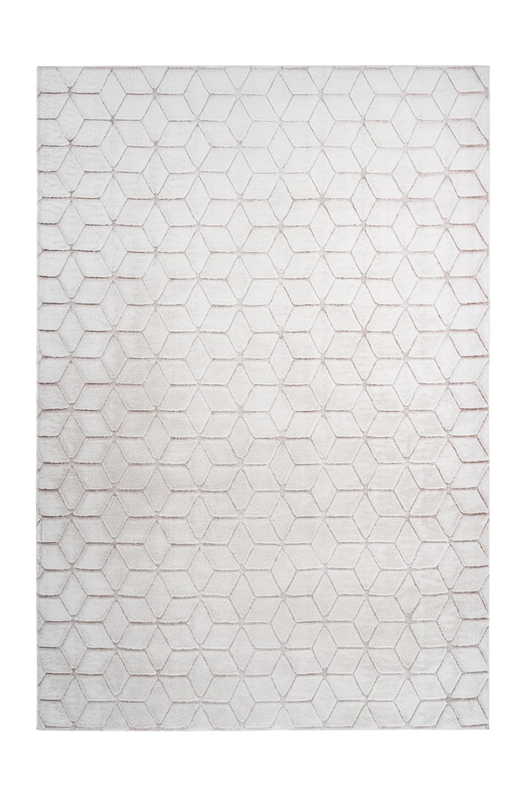 Vivica 125 Weiß / Rosé 80cm x 150cm