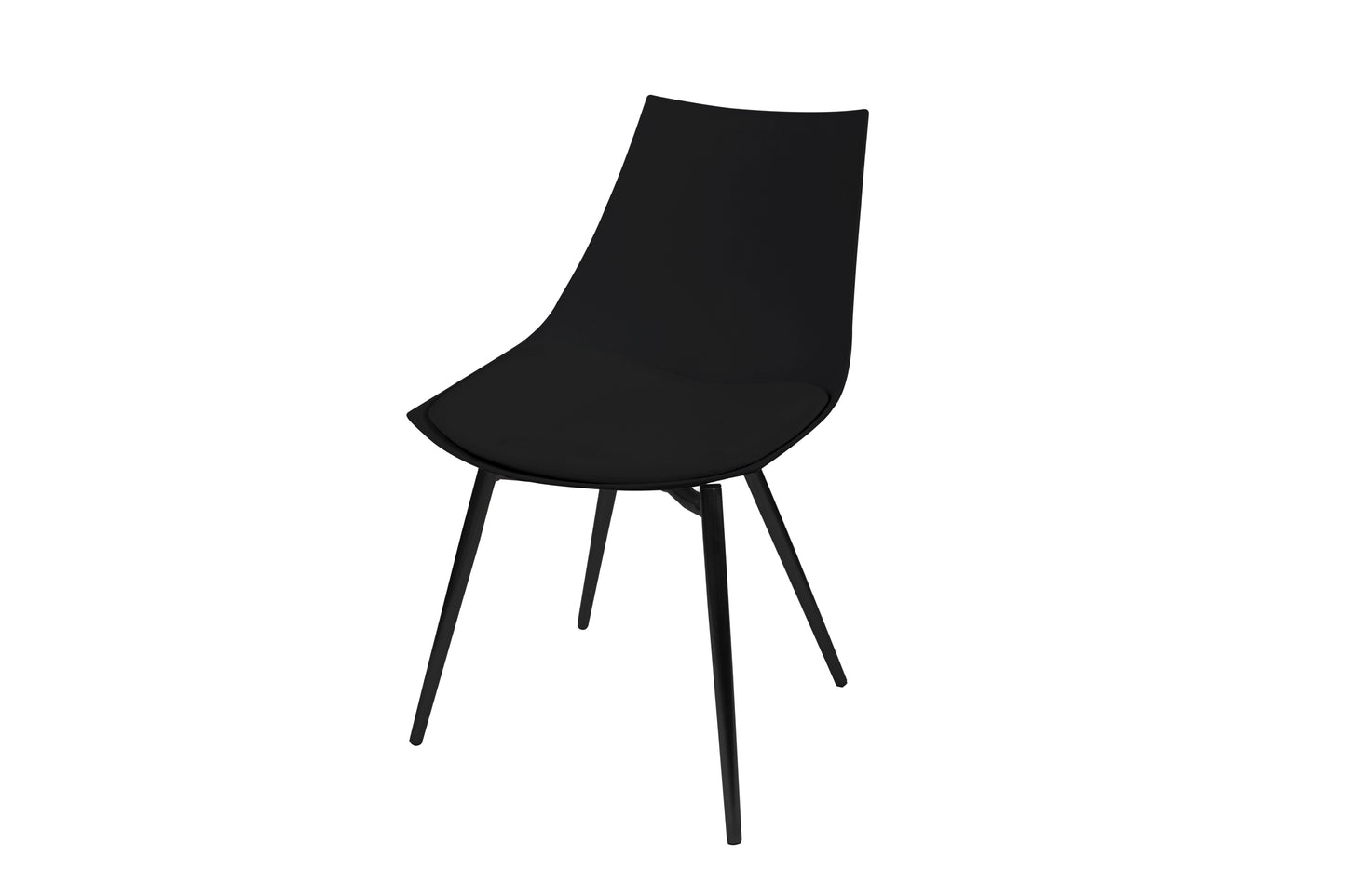 Stuhl Dakota 110 4er-Set Schwarz / Schwarz