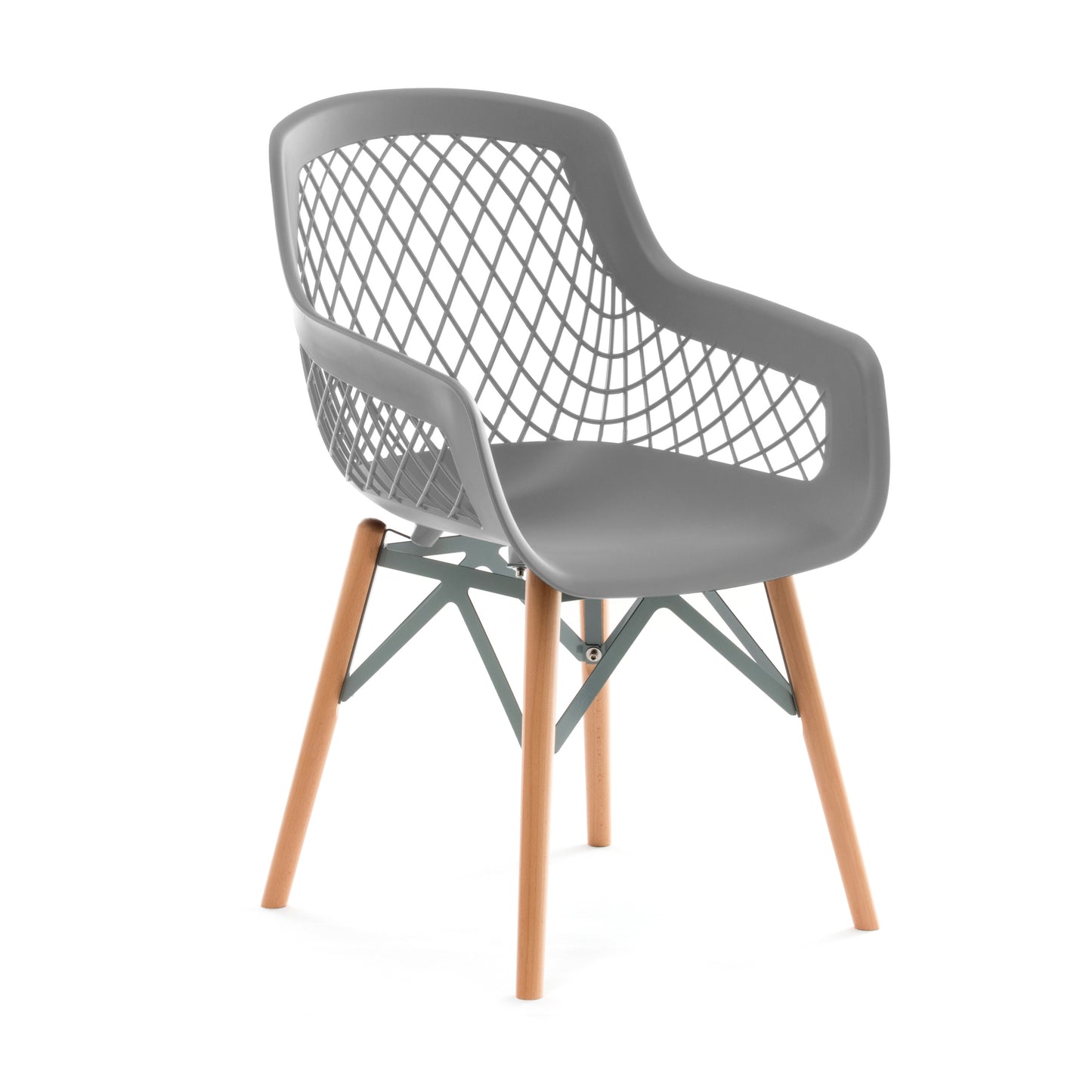 Stuhl Pure Style 4er-Set Grau