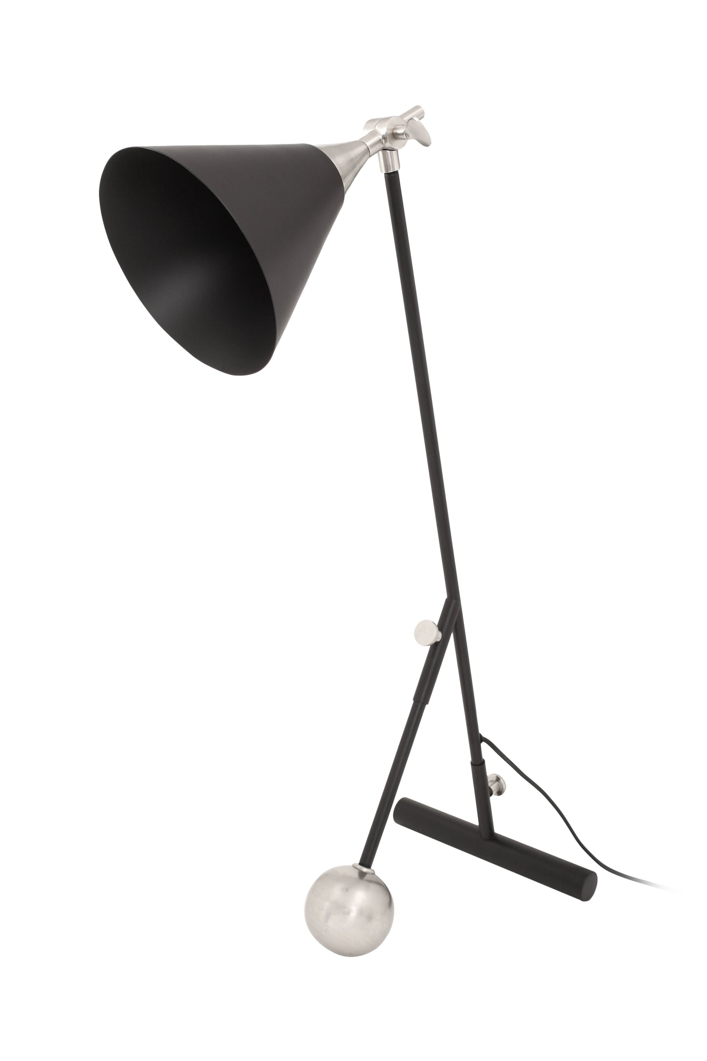 Tischlampe Celeste 225 Schwarz / Silber