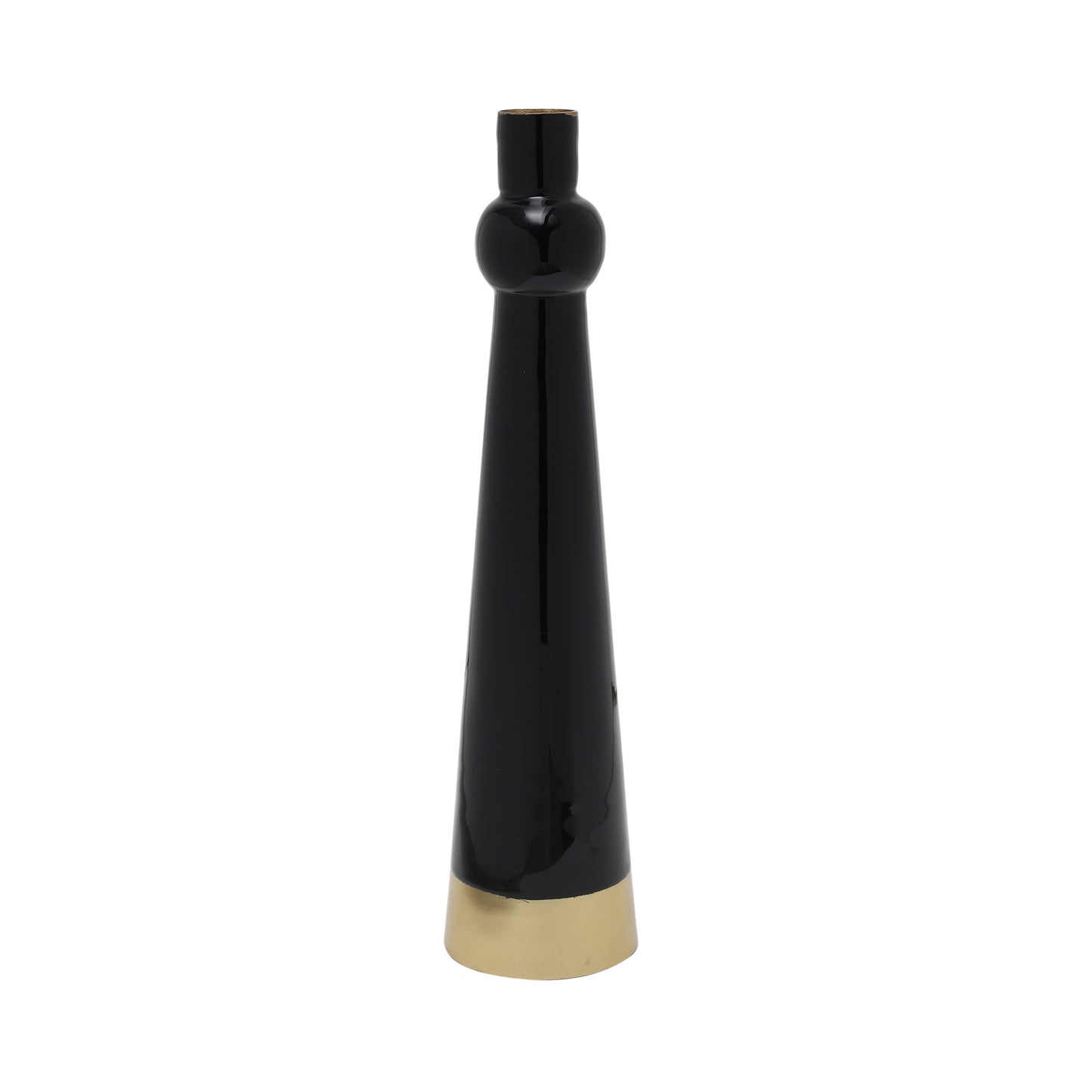 Kerzenhalter Art Deco 2025 4er-Set Schwarz / Gold
