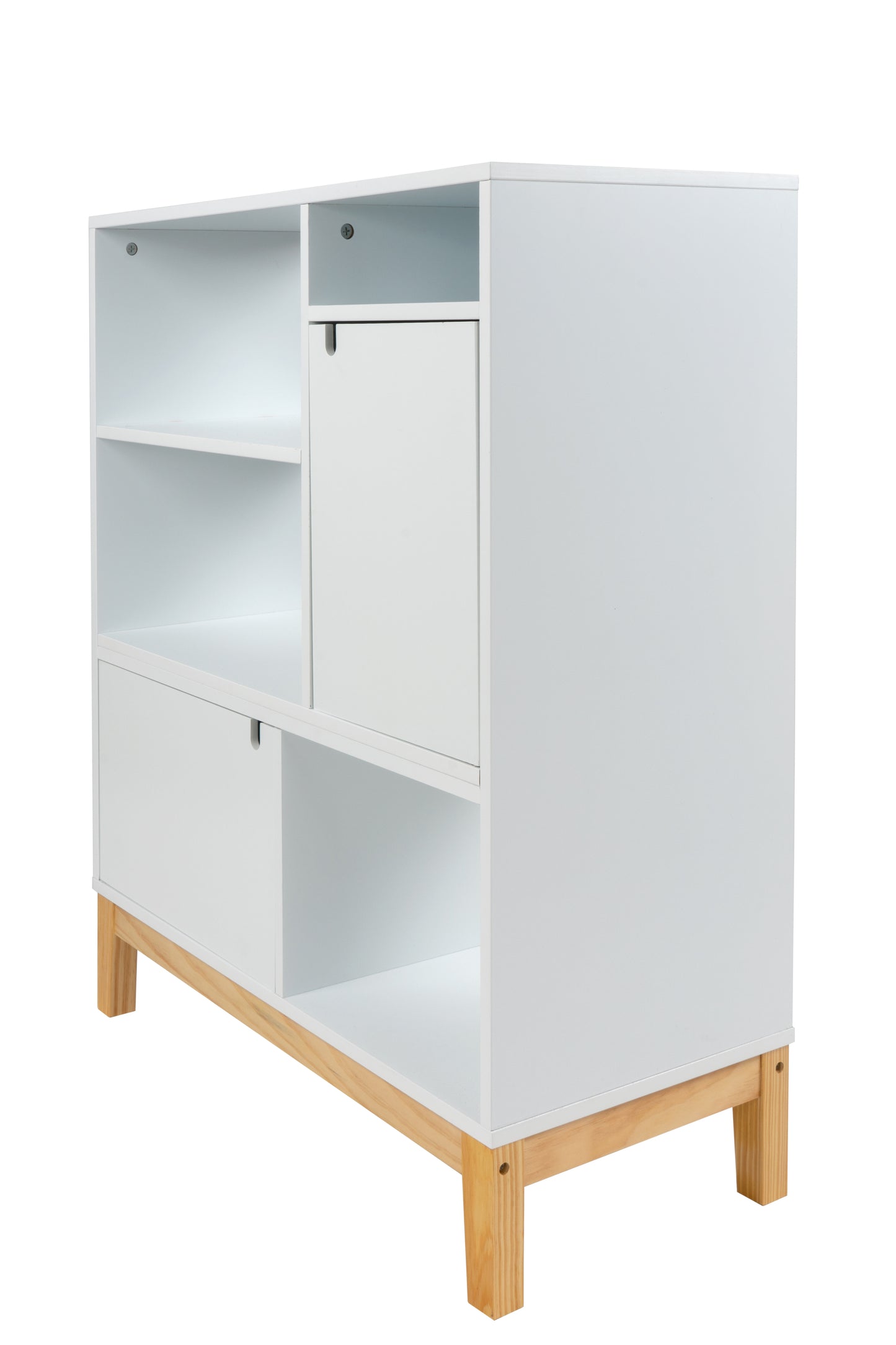 Schrank Valerie 110 Weiß / Natural