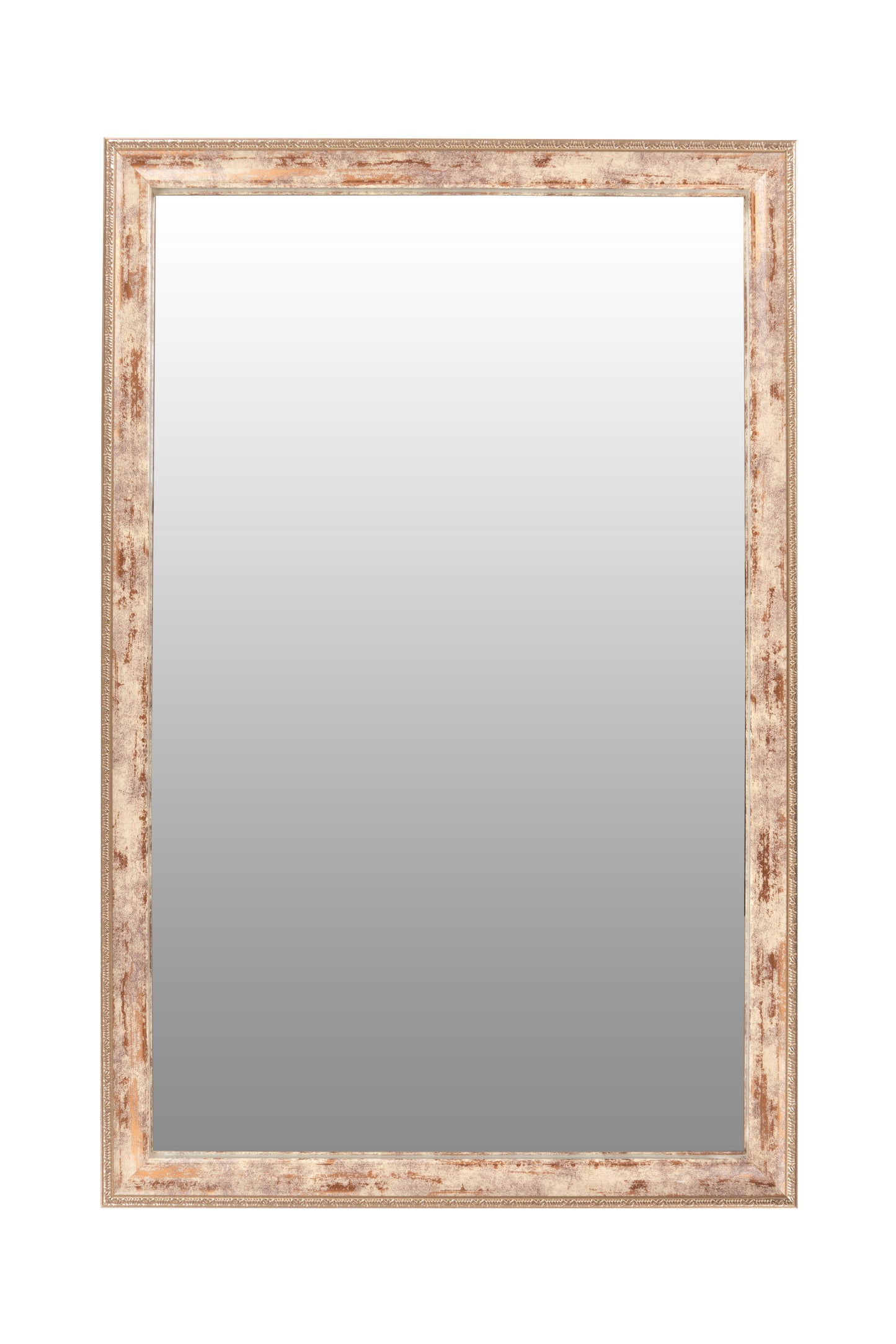 Wandspiegel Gilbert 125 Weiß / Braun / Gold