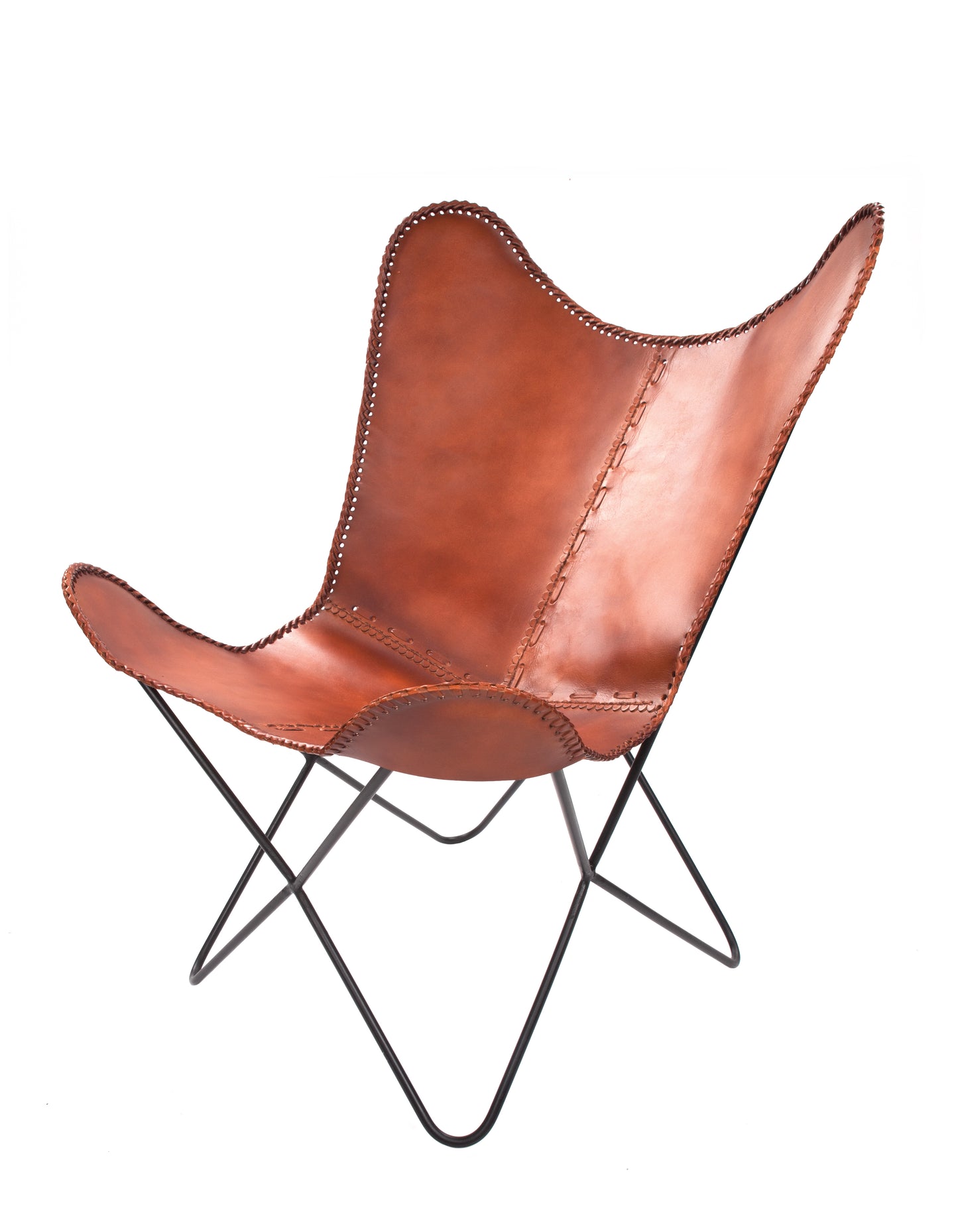 Schmetterling Stuhl Juan 321 Cognac
