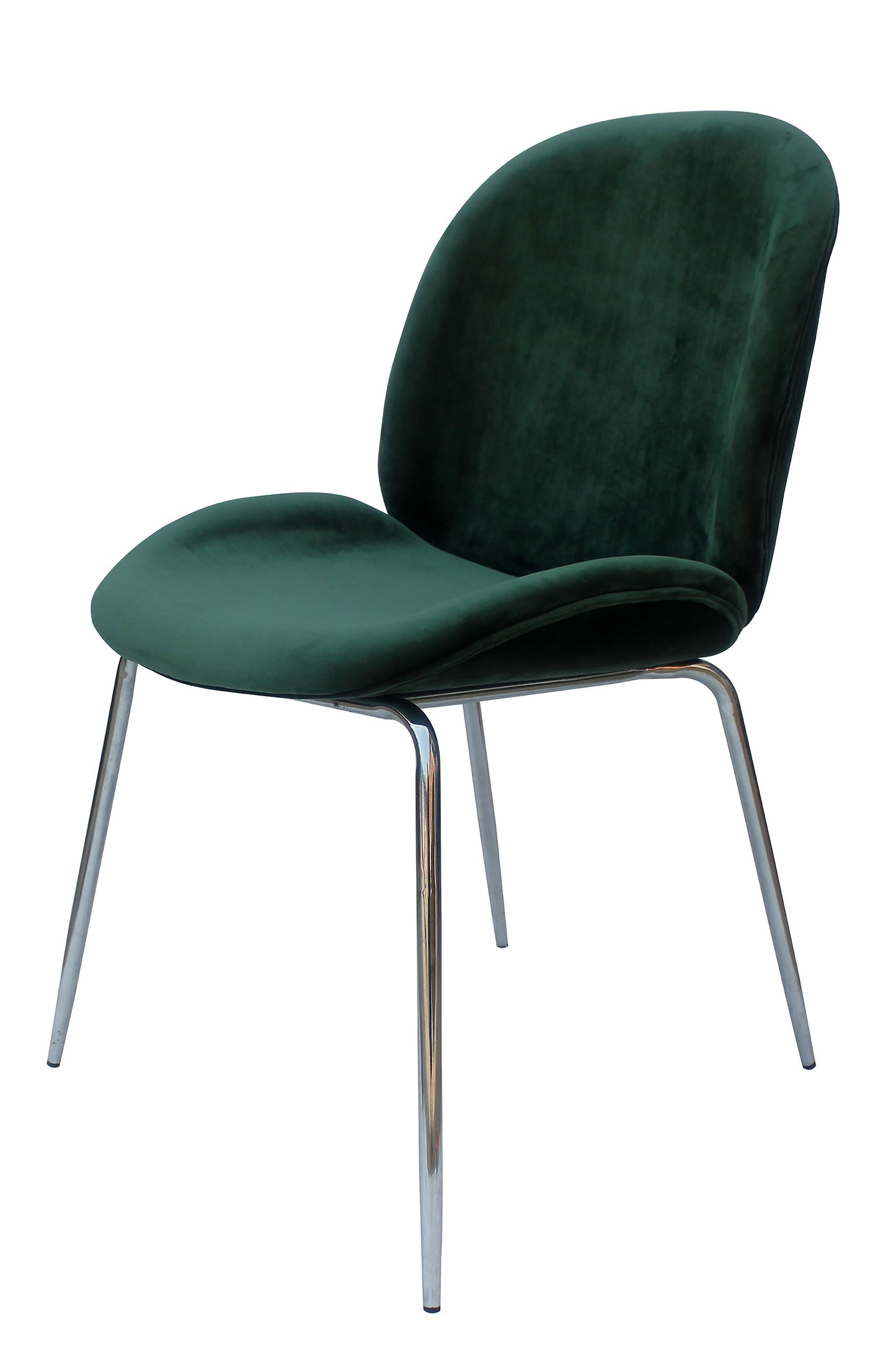 Stuhl Charlize 110 2er-Set Grün / Chrom