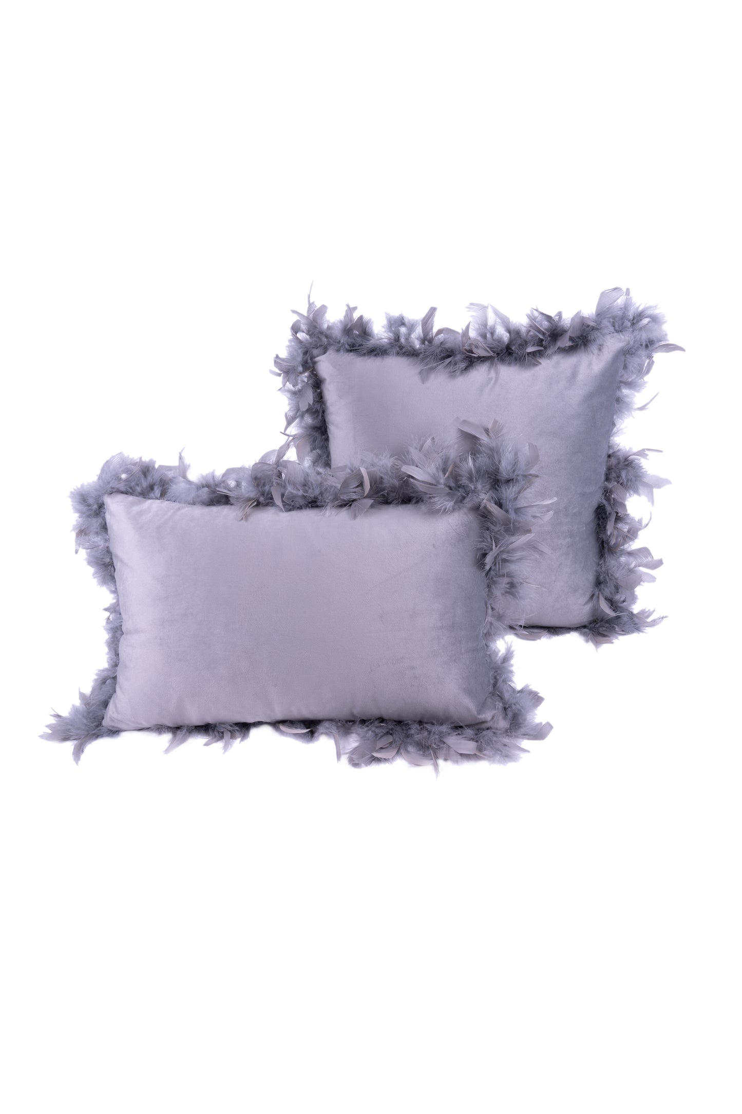 Dekokissen Palmira 125 2er-Set Grau