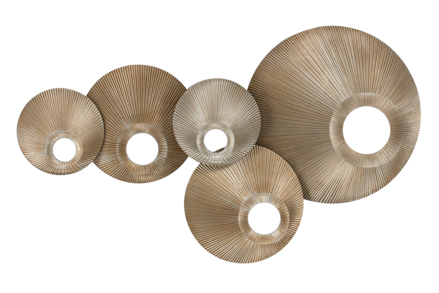 Wanddeko Circles Apius 510 Champagner