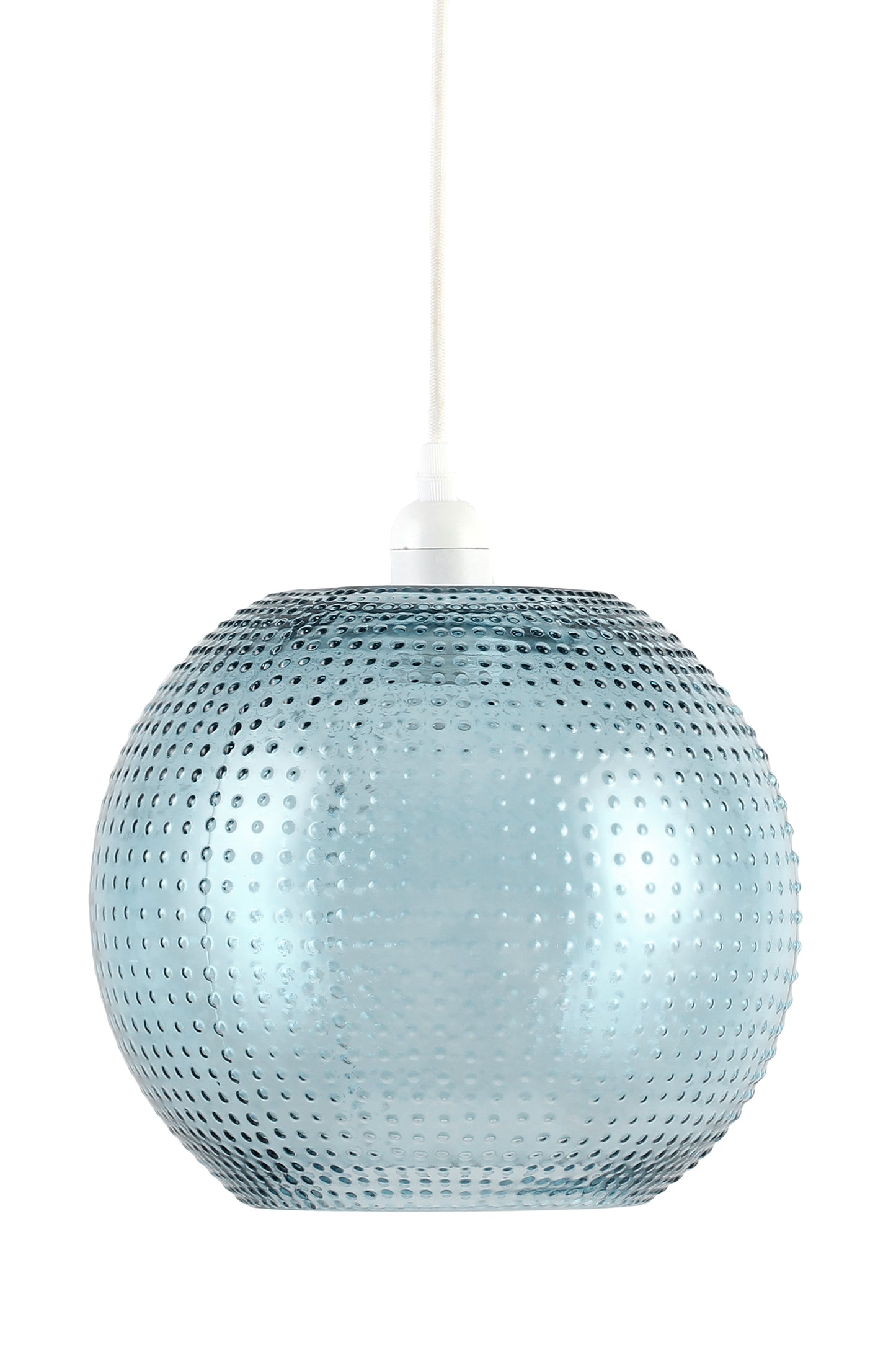 Hängelampe Saturn Blau / Weiß