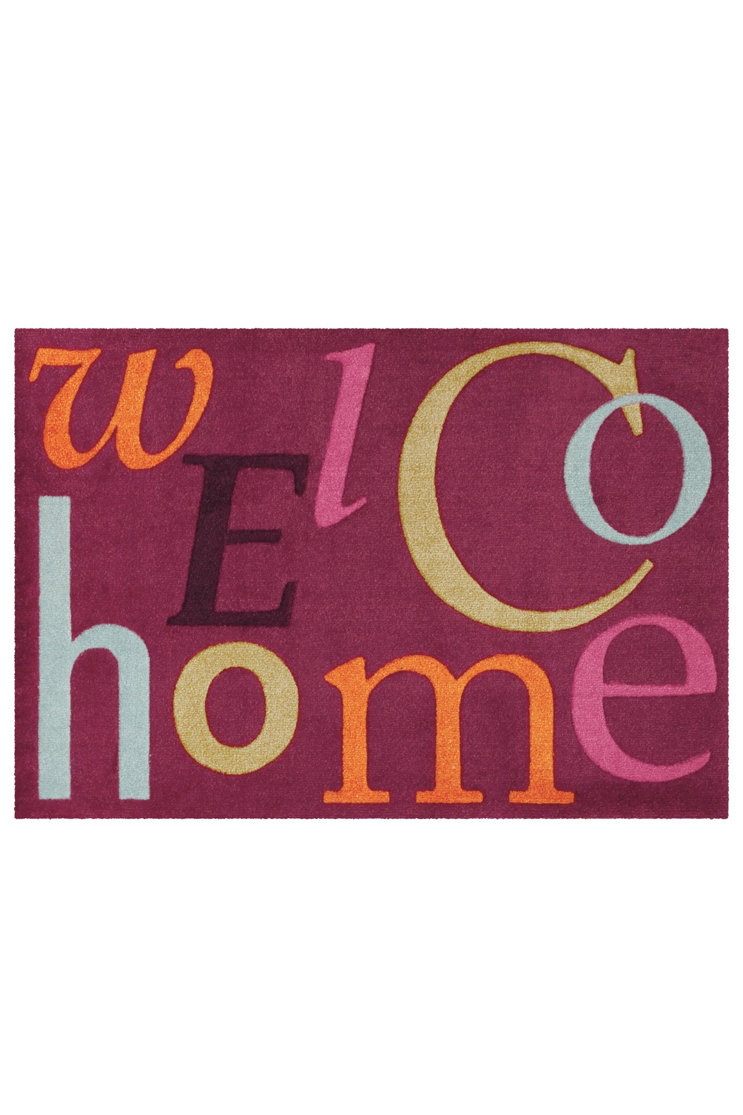 Living Mat 15 Aubergine / Multi 64cm x 168cm