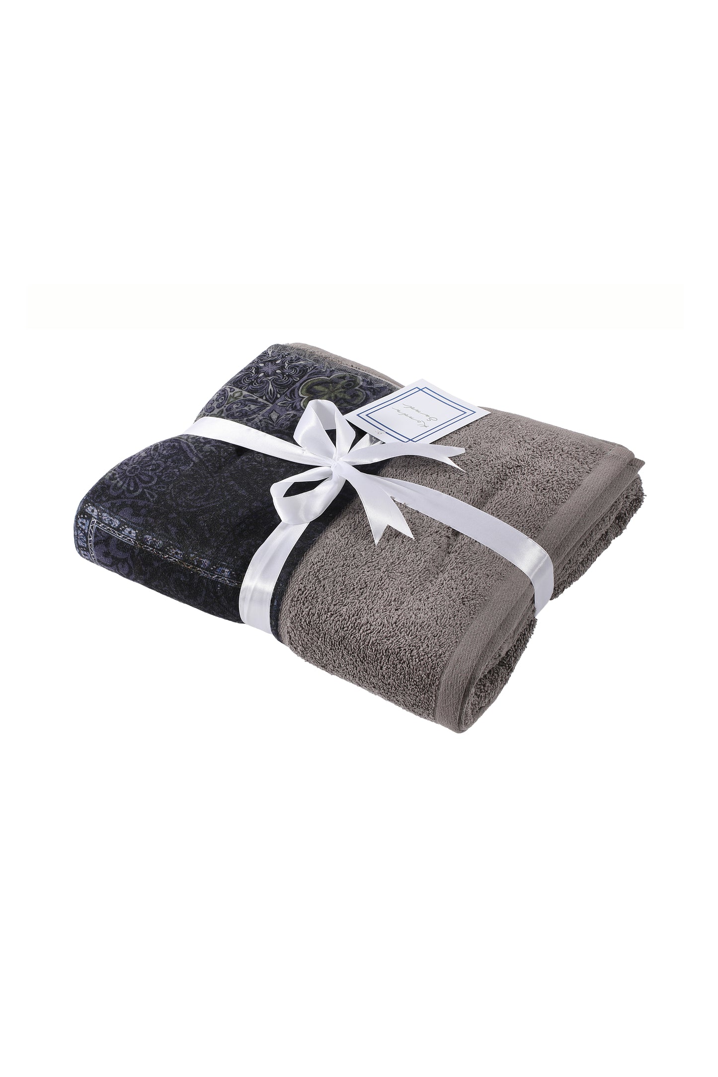 Saunatuch Medley 125 Grau / Blau