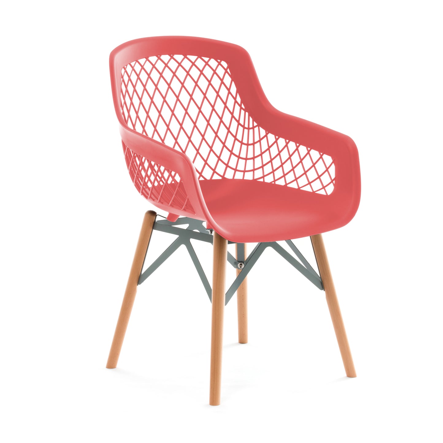 Stuhl Pure Style 2er-Set Rot