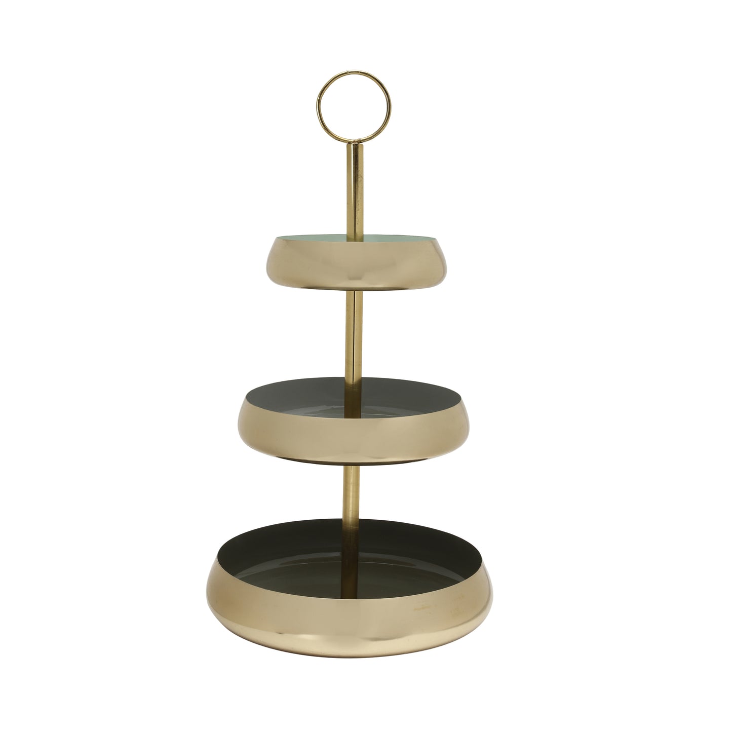 Etagere Art Deco 2025 Grün Mix / Gold