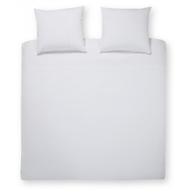 Bettwäsche Douz 125 Weiß 155cm x 220cm / 80cm x 80cm