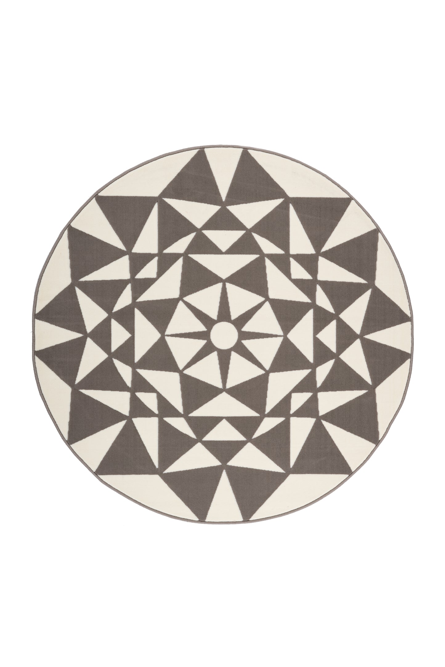 Esperanto 925 Creme / Taupe 120cm RUND