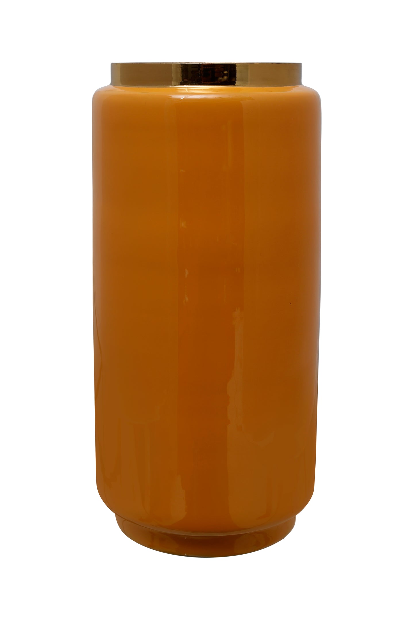 Vase Art Deco 455 Gelb / Gold