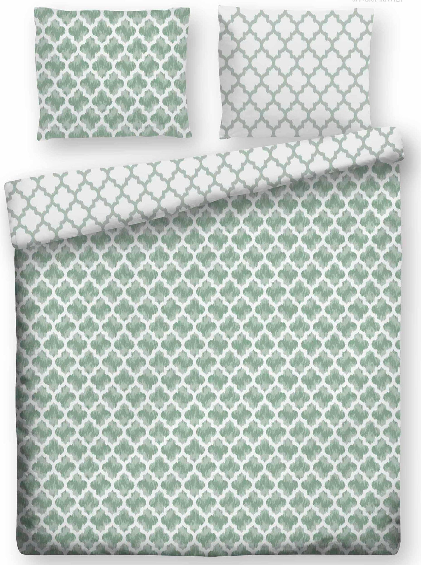 Bettwäsche Tarin 125 Grün 135cm x 200cm
