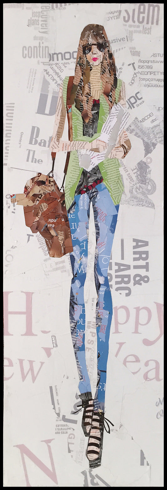 Papier Wandbild Runway I (3-teilig) 96cm x 92cm