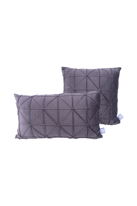 Dekokissen Paulina 225 2er-Set Graphit