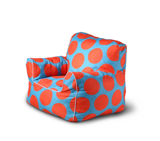 Sitzsack Lena Orange / Blau