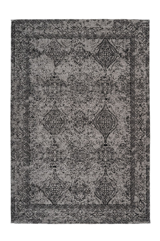 Iglesia 325 Grau / Schwarz 80cm x 150cm