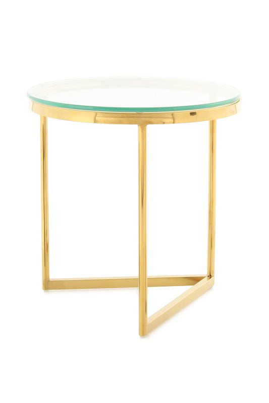 Beistelltisch Wynona 225 Klar / Gold