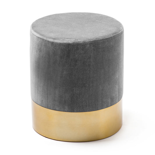 Pouf Pepino 110 Grau / Gold