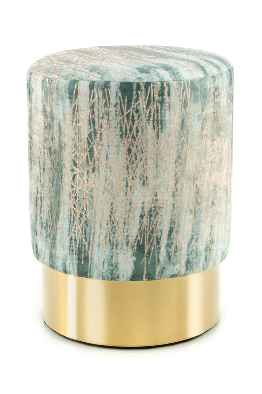 Hocker Gipsy 125 Grün / Gold