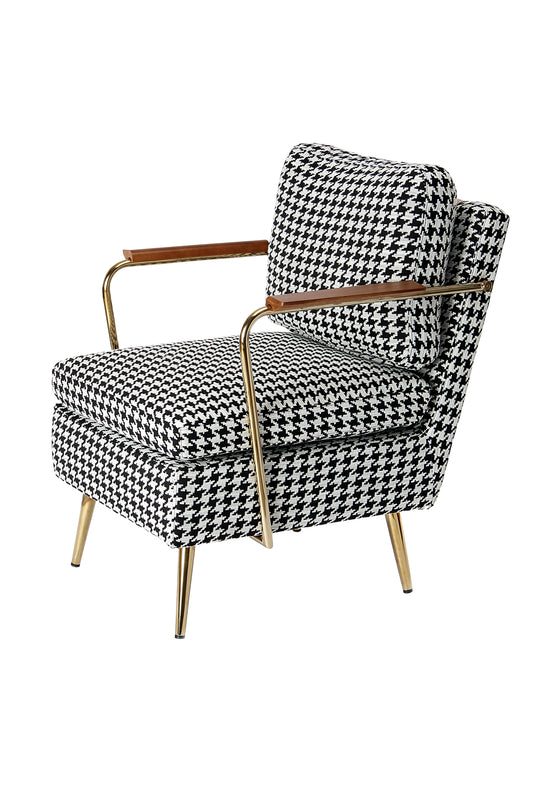 Sessel Manchester 125 Schwarz / Weiß