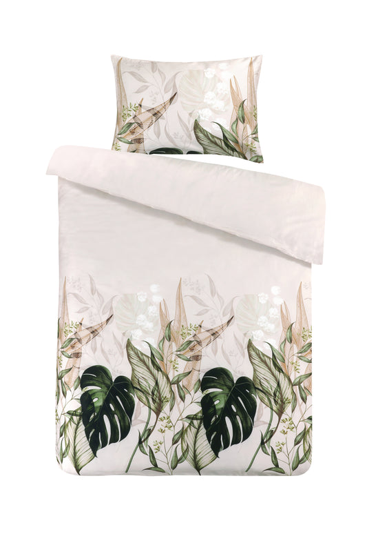 Bettwäsche Vayda 125-NL Multi / Beige 200cm x 240cm / 60cm x 70cm (2 Stk.)