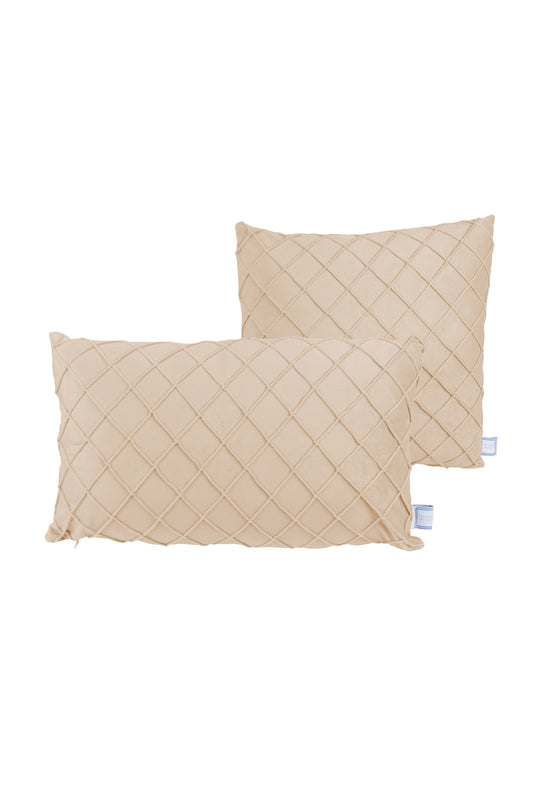 Dekokissen Paulina 325 2er-Set Champagner